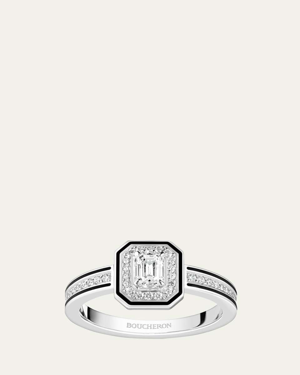 18K White Gold Vendome Lisere Diamond Ring